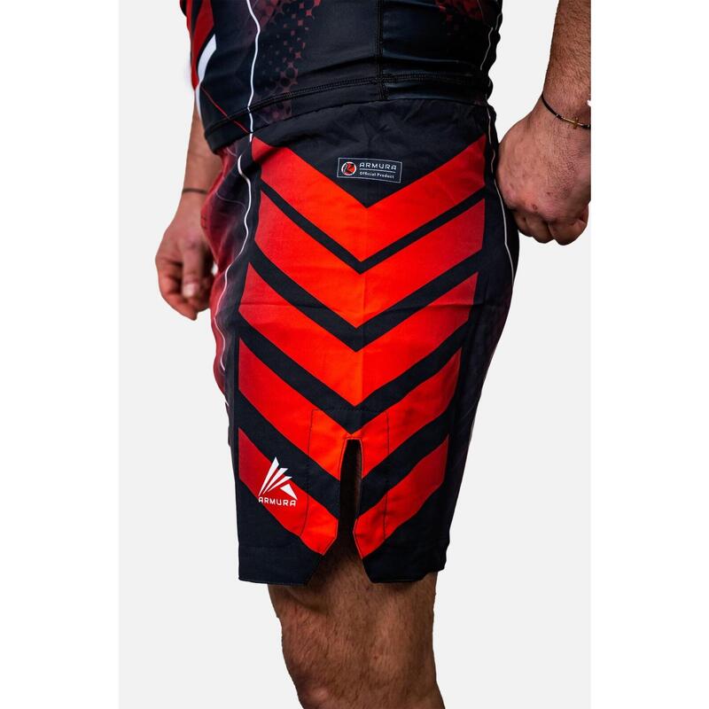 Short MMA ARMURA Kempo 3.0 Rosu Seniori