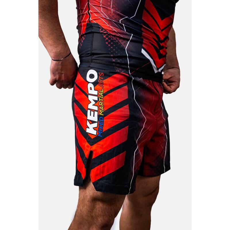 Short MMA ARMURA Kempo 3.0 Rosu Seniori