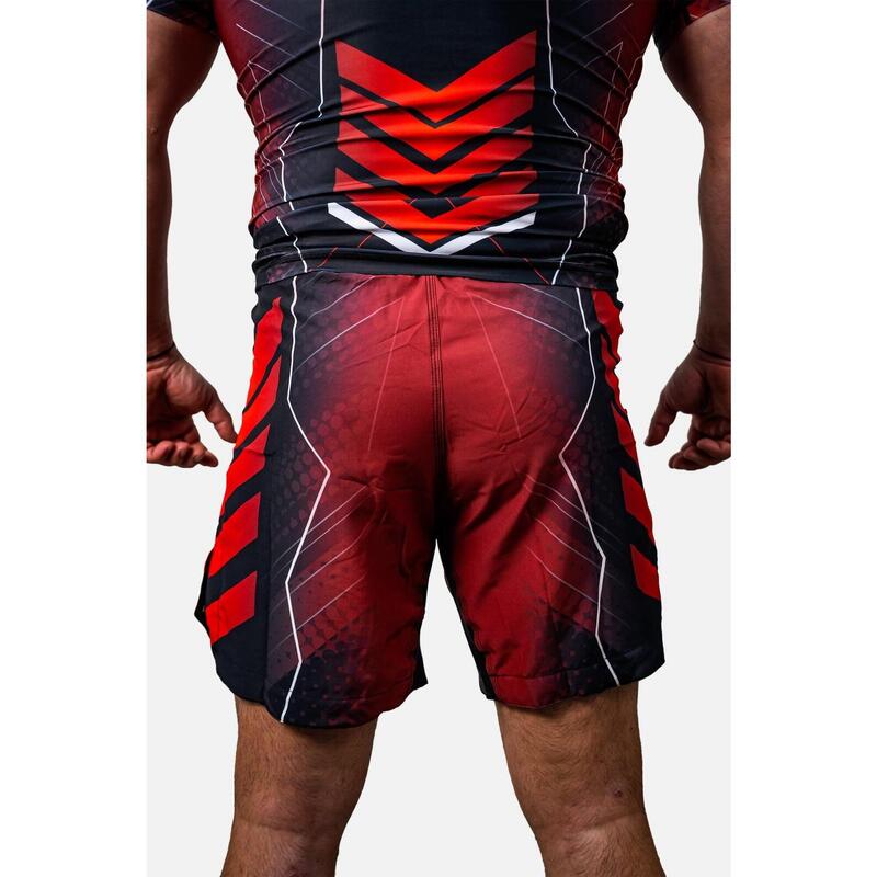 Short MMA ARMURA Kempo 3.0 Rosu Seniori