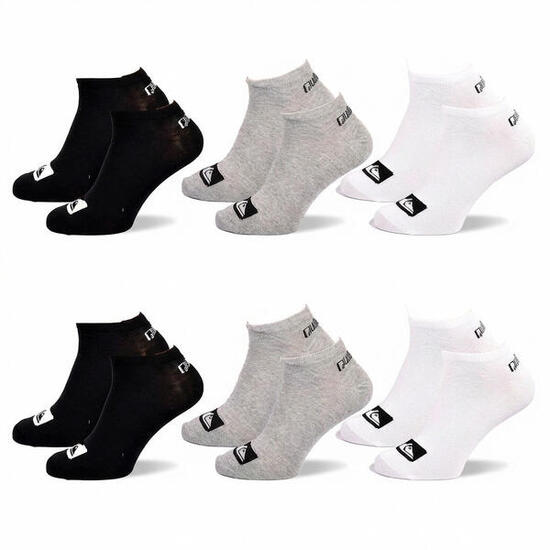 Quiksilver Pack de Chaussettes Enfant SNEAKER Lot 6 Paires Sport