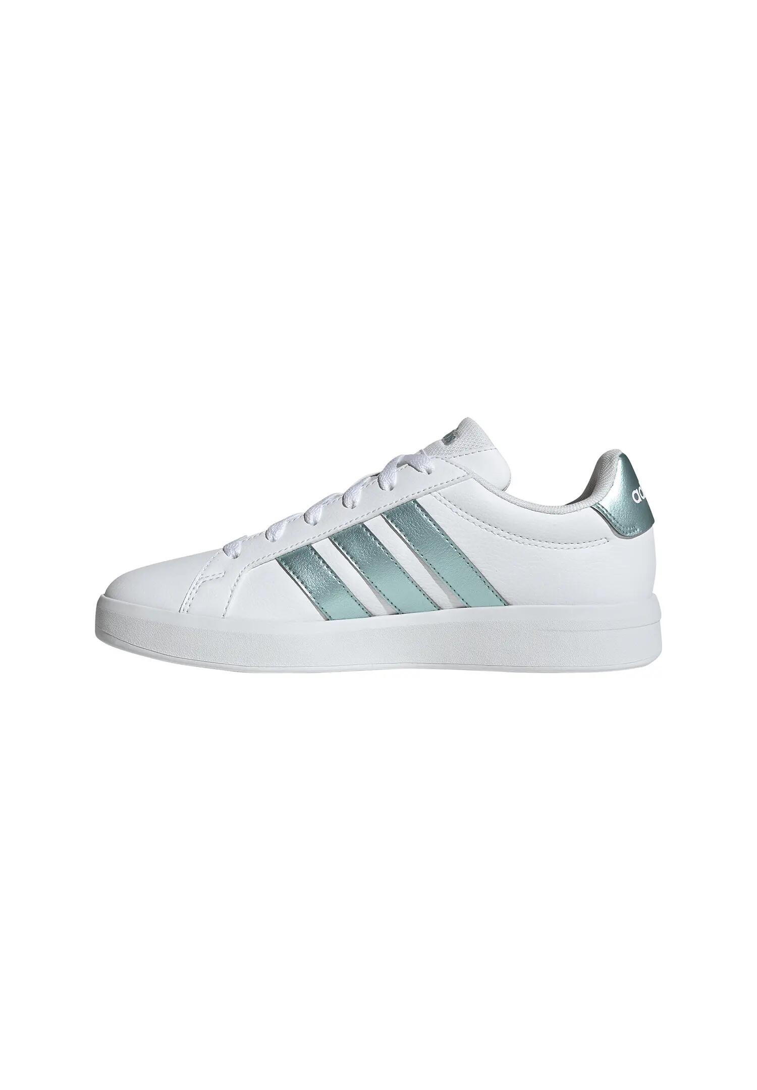 Adidas Damen Grand Court Base 3.0 Sneaker Freizeitschuh HQ0092 Wolkenweiß Grau 2/7