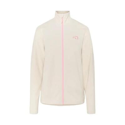 Fleece met volledige rits voor dames kari traa