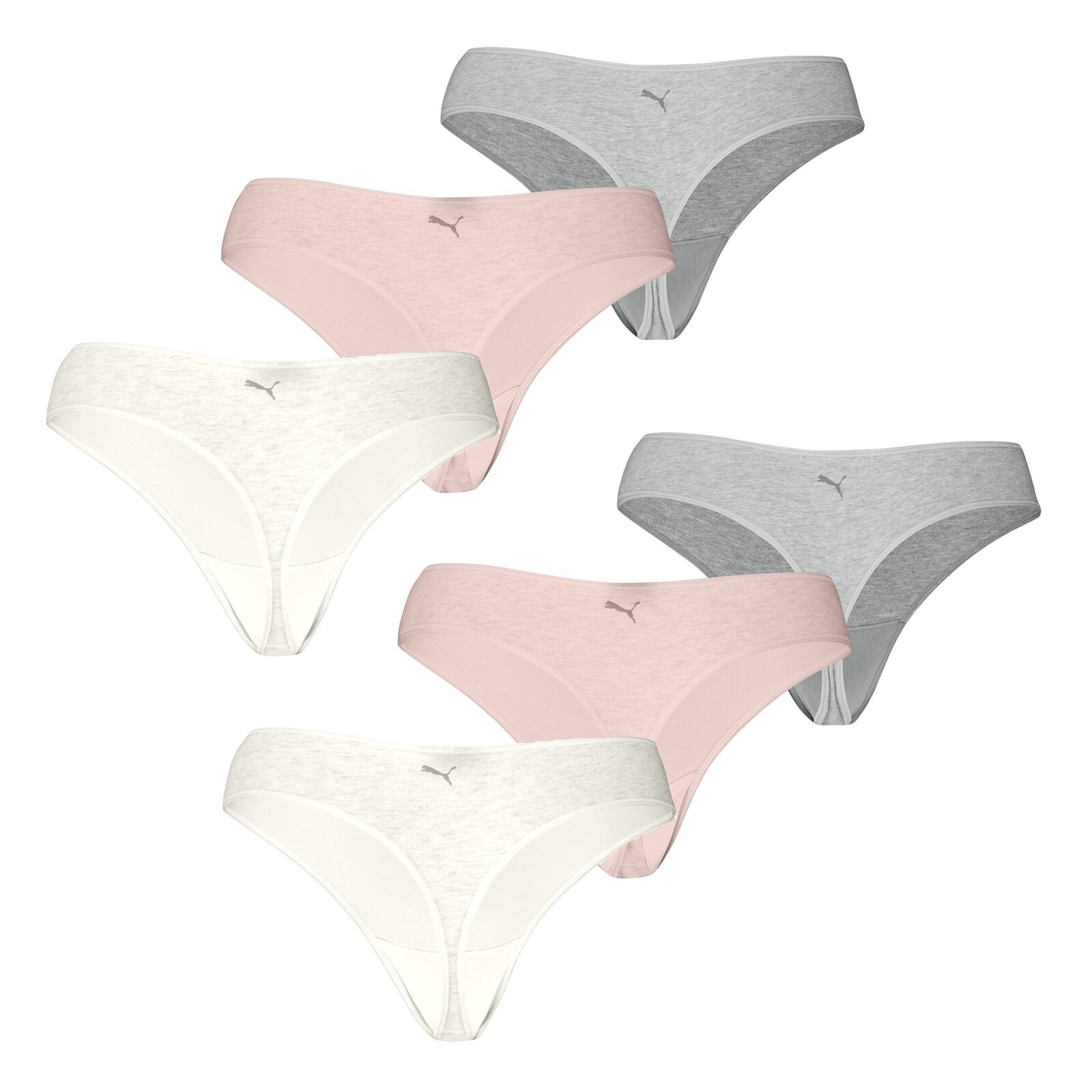 6er Pack Strings weich elastisch Damen - Cotton Modal 3/4