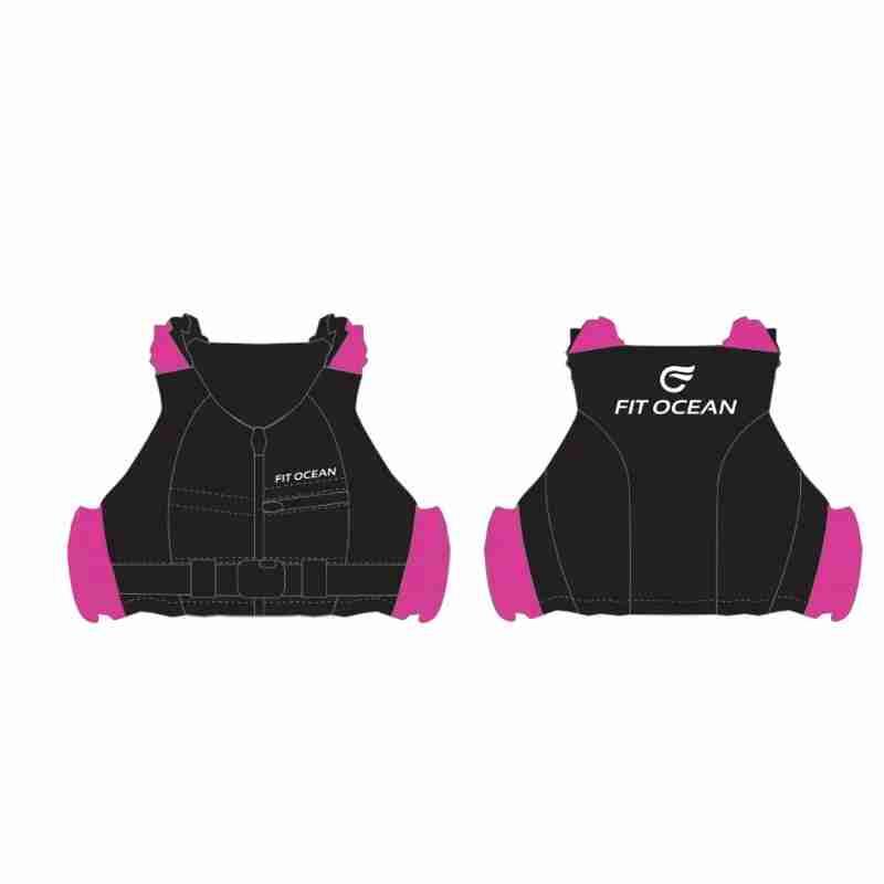 FIT OCEAN Veste de vie universal Rose M-L (50-70kg) 5/5