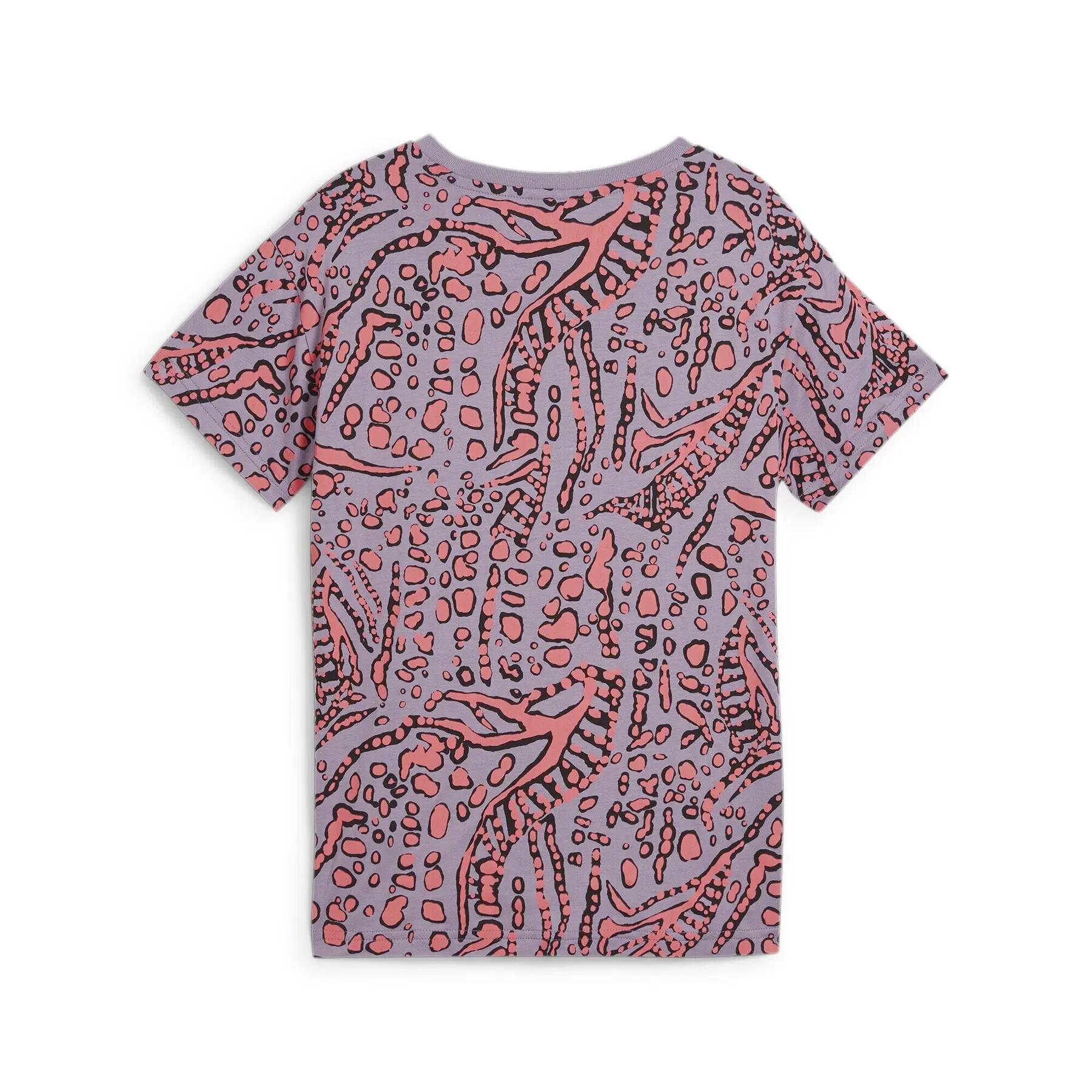 T-shirt da bambina Puma Power Hypernatural AOP Relaxed 2/2