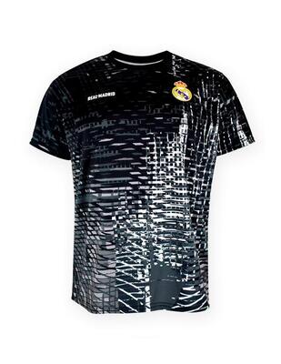 Maglia da allenamento Real Madrid Urban nera per bambini