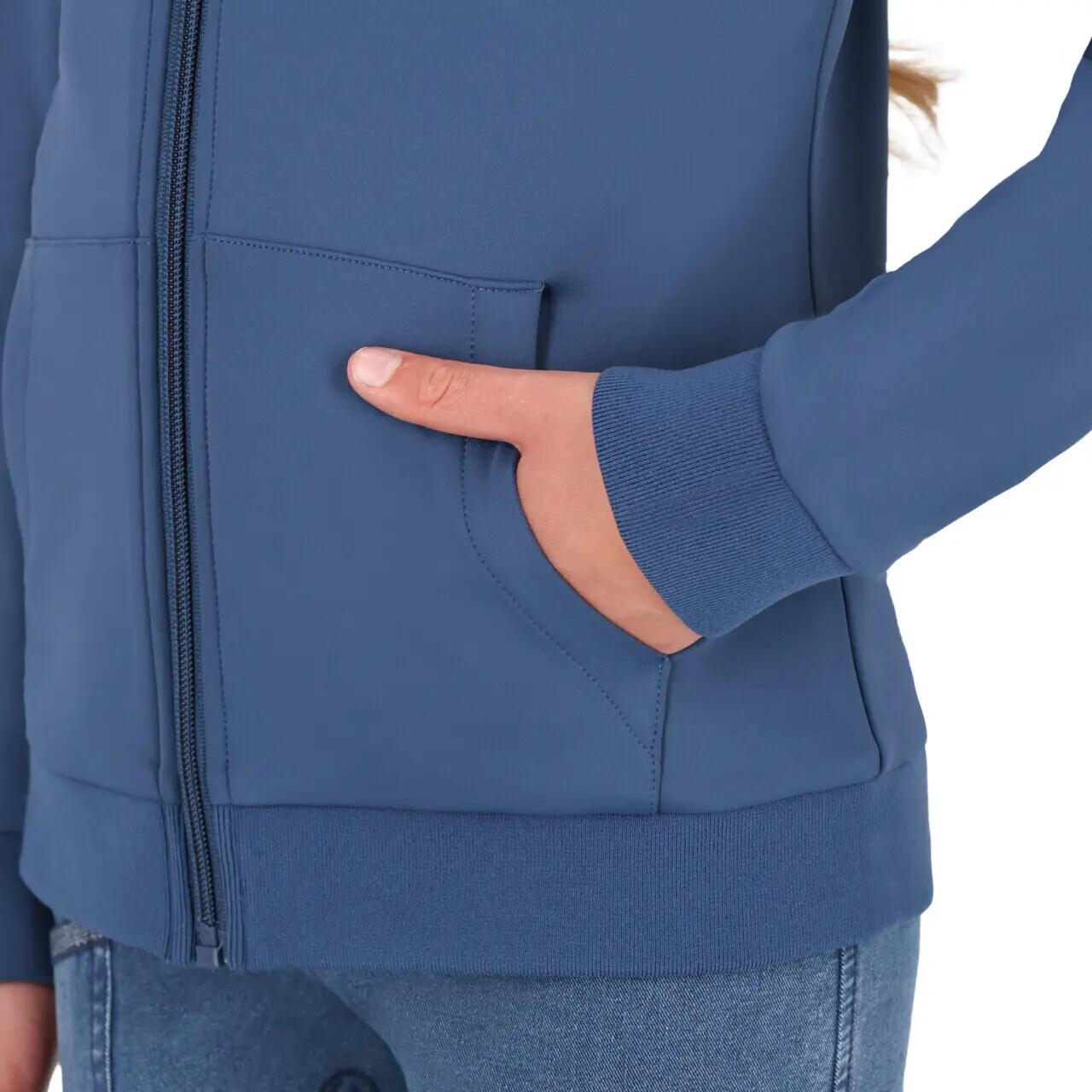 Veste équitation full zip fille QHP Rosalynn 5/7
