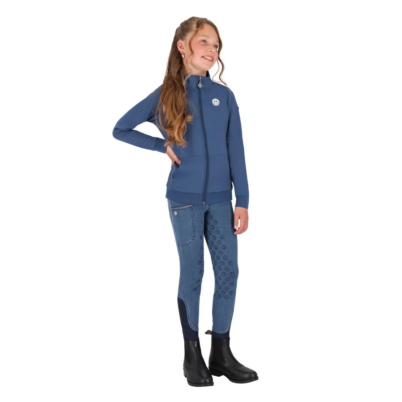 Veste équitation full zip fille QHP Rosalynn 7/7