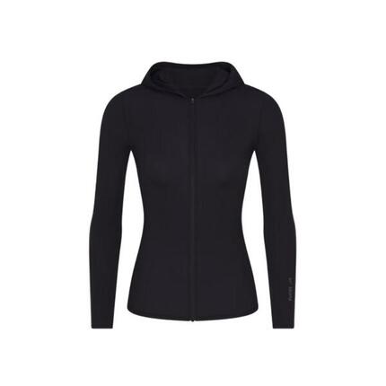 x SKIMS Women's Weightless Layers Zip Up Hoodie Obsidian