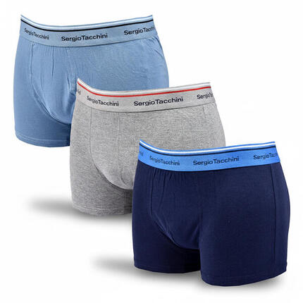 Sergio Tacchini Pack de Boxers Homme Lot de 3