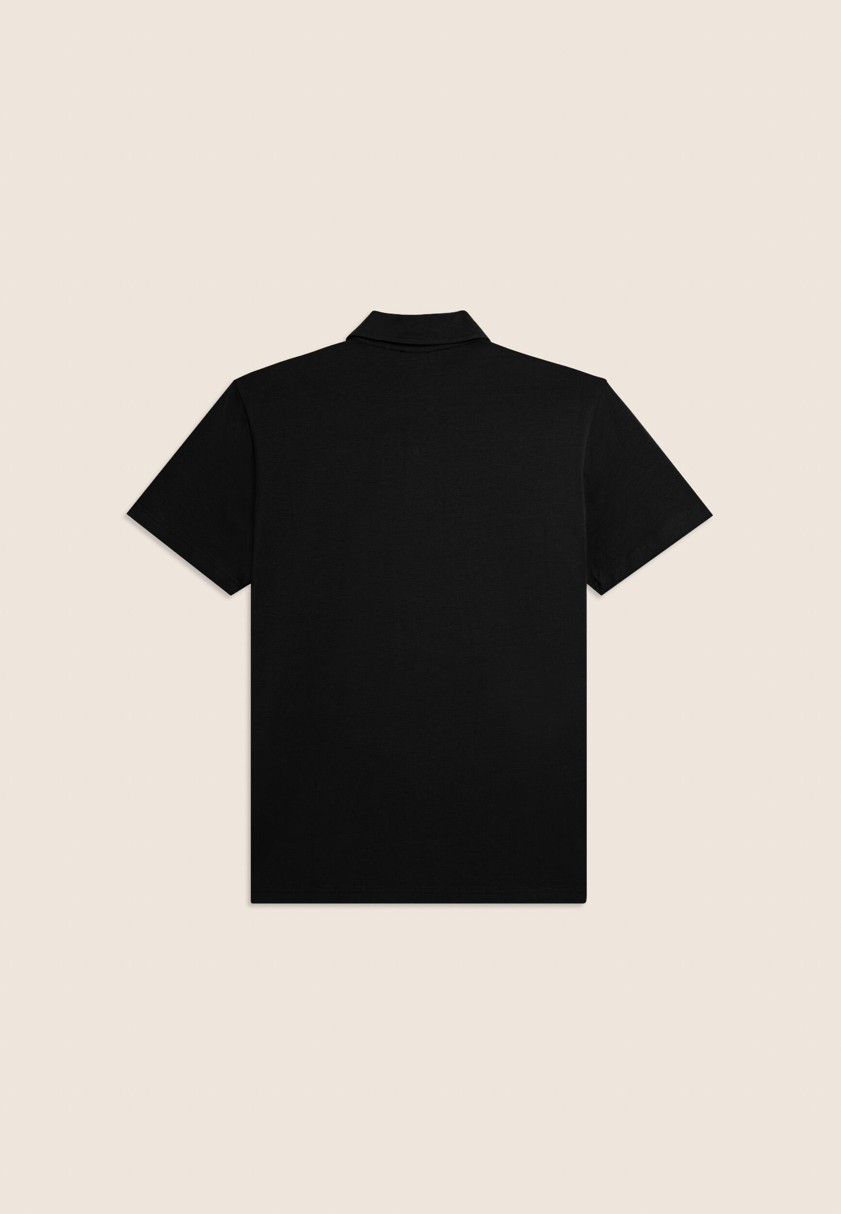Polo en jersey élastique épais avec logo 2/3