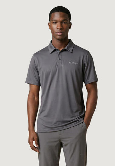 polo manches courtes Columbia Hike™ Polo HOMME gris