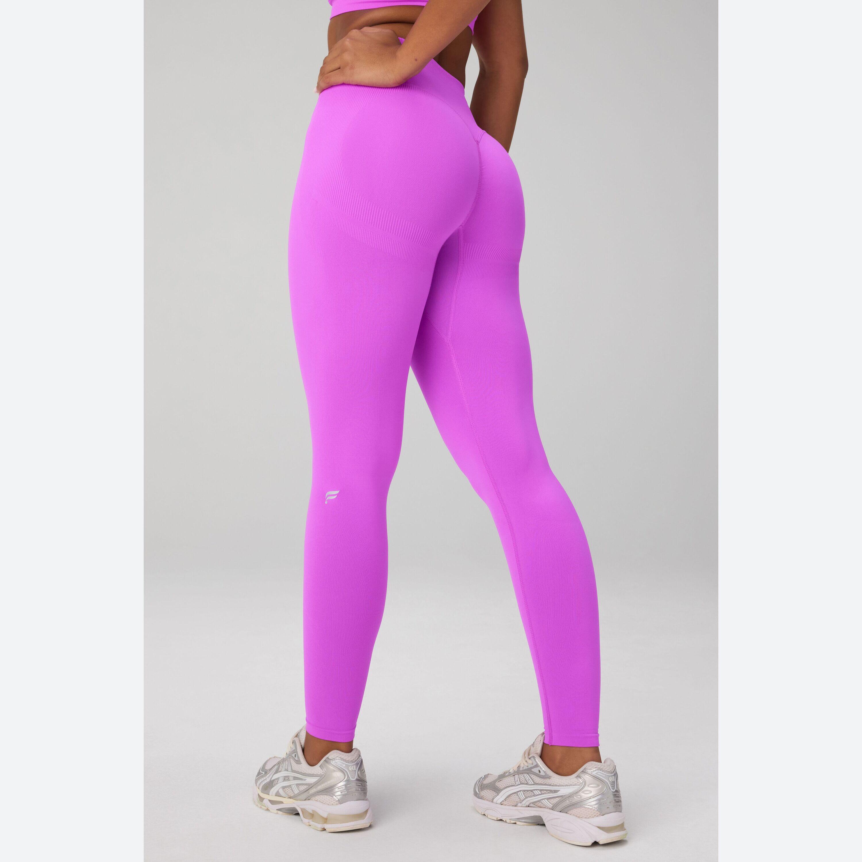 Leggings Froncés Sans Couture Pour Femmes, En Matière Élastique 3/4