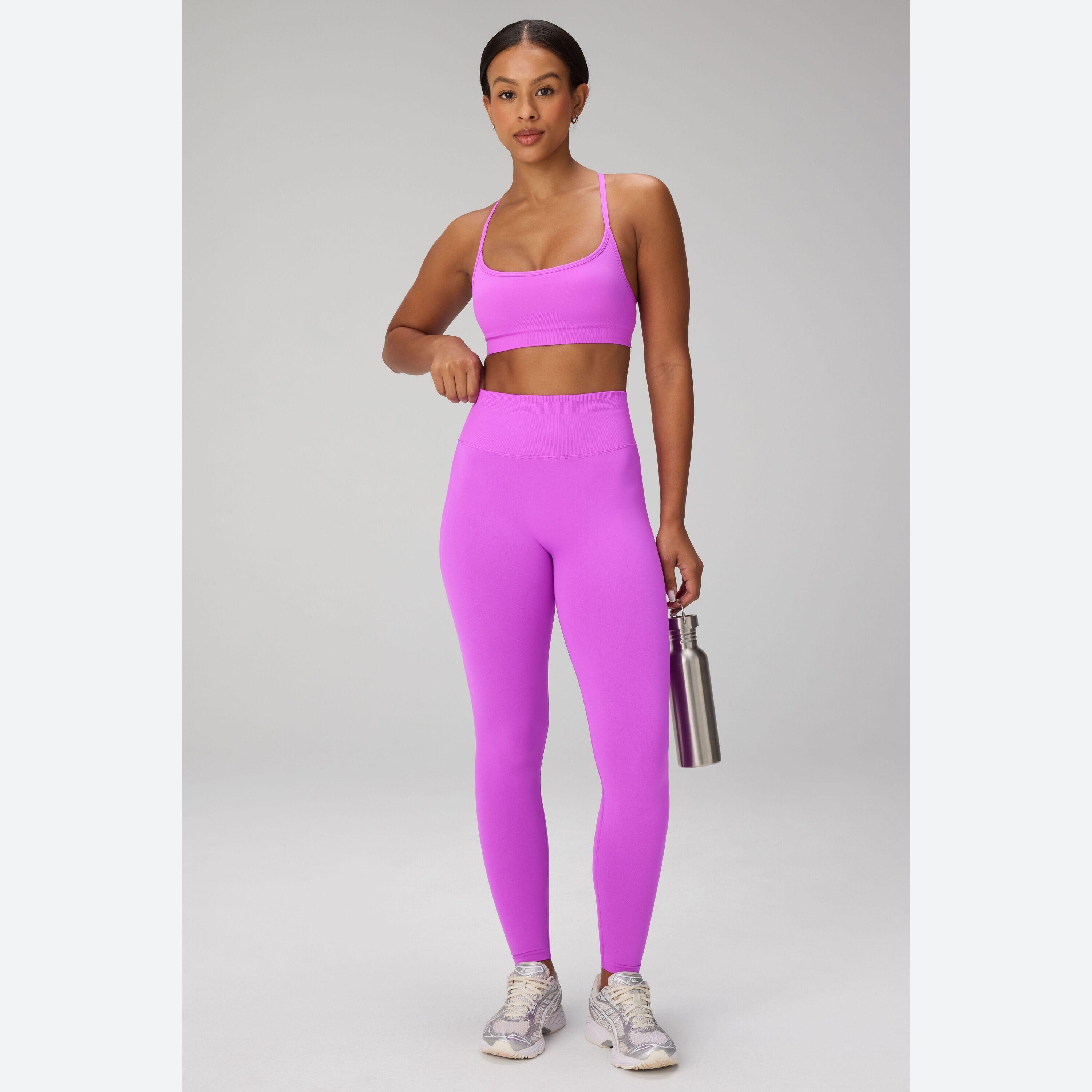 Leggings Froncés Sans Couture Pour Femmes, En Matière Élastique 4/4