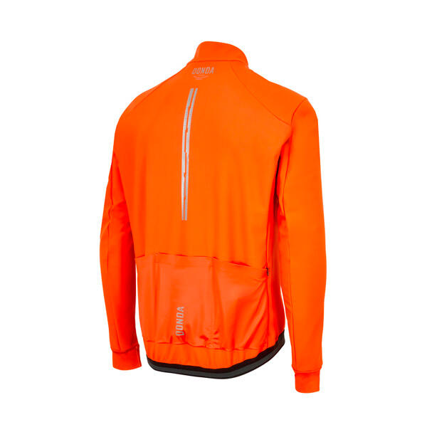 Torrential Jacket Orange - Mens Thermal Cycling Jacket 3/5