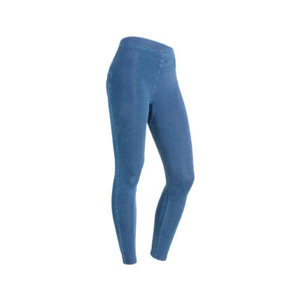Legging push-up WR.UP® CORE en jersey denim, taille classique