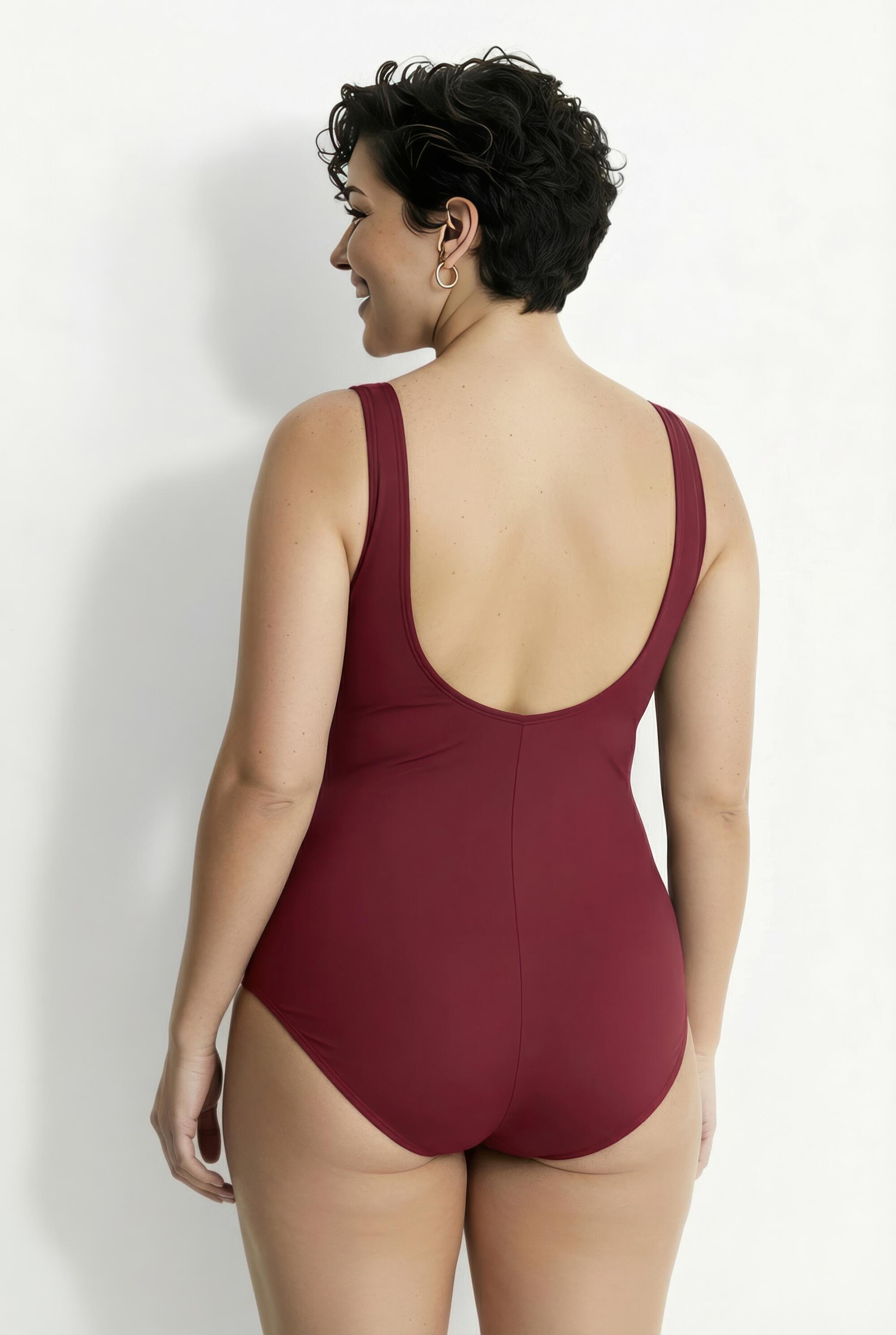 Femme Maillot de bain une pièce sans bonnets souples 2/7