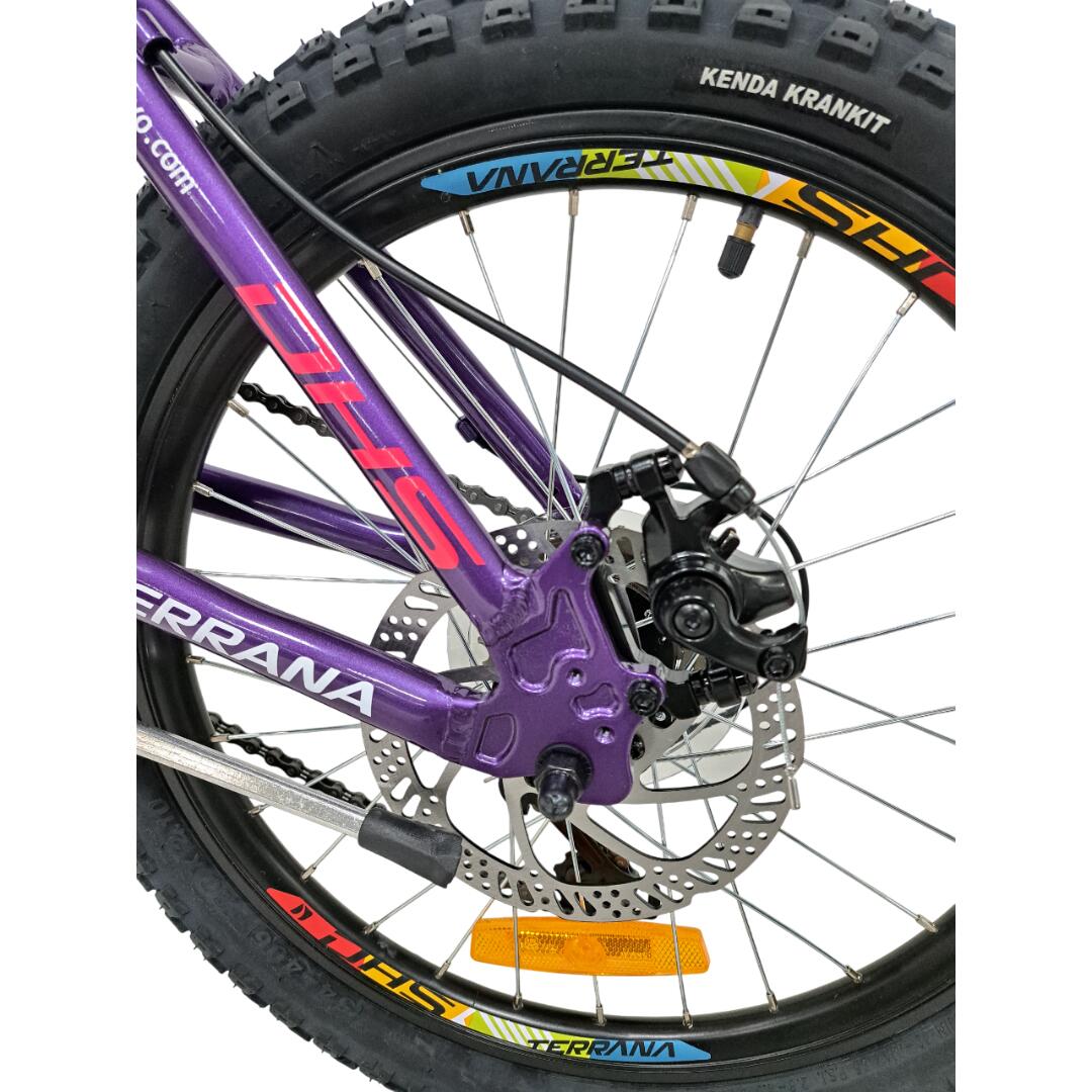 Kinderfahrrad DHS Terrana 2023 – 20 Zoll, Modell 2026, lila-rosa 7/7