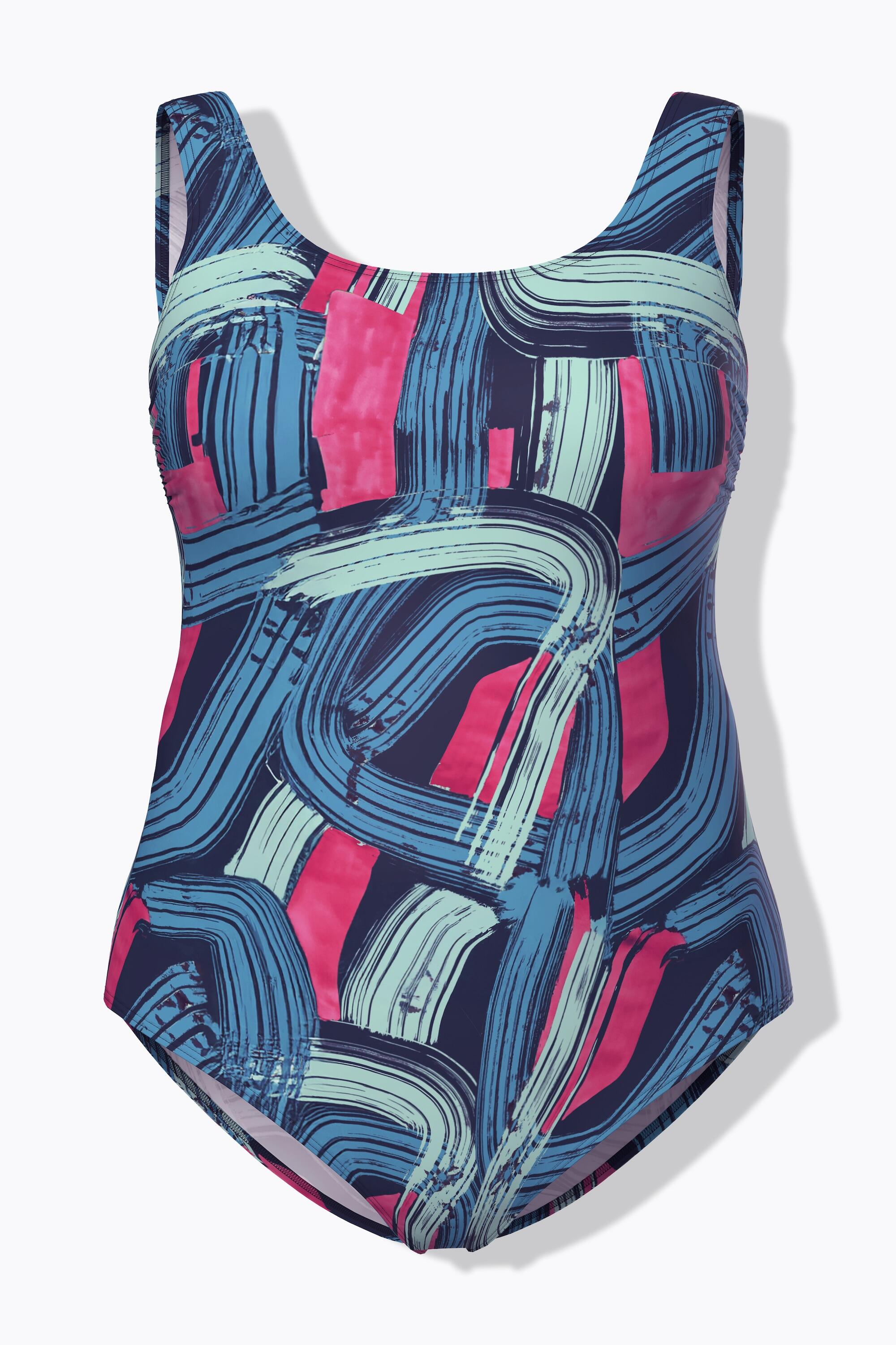 Femme Maillot de bain sans bonnets souples motif « coups de pinceau » 6/7