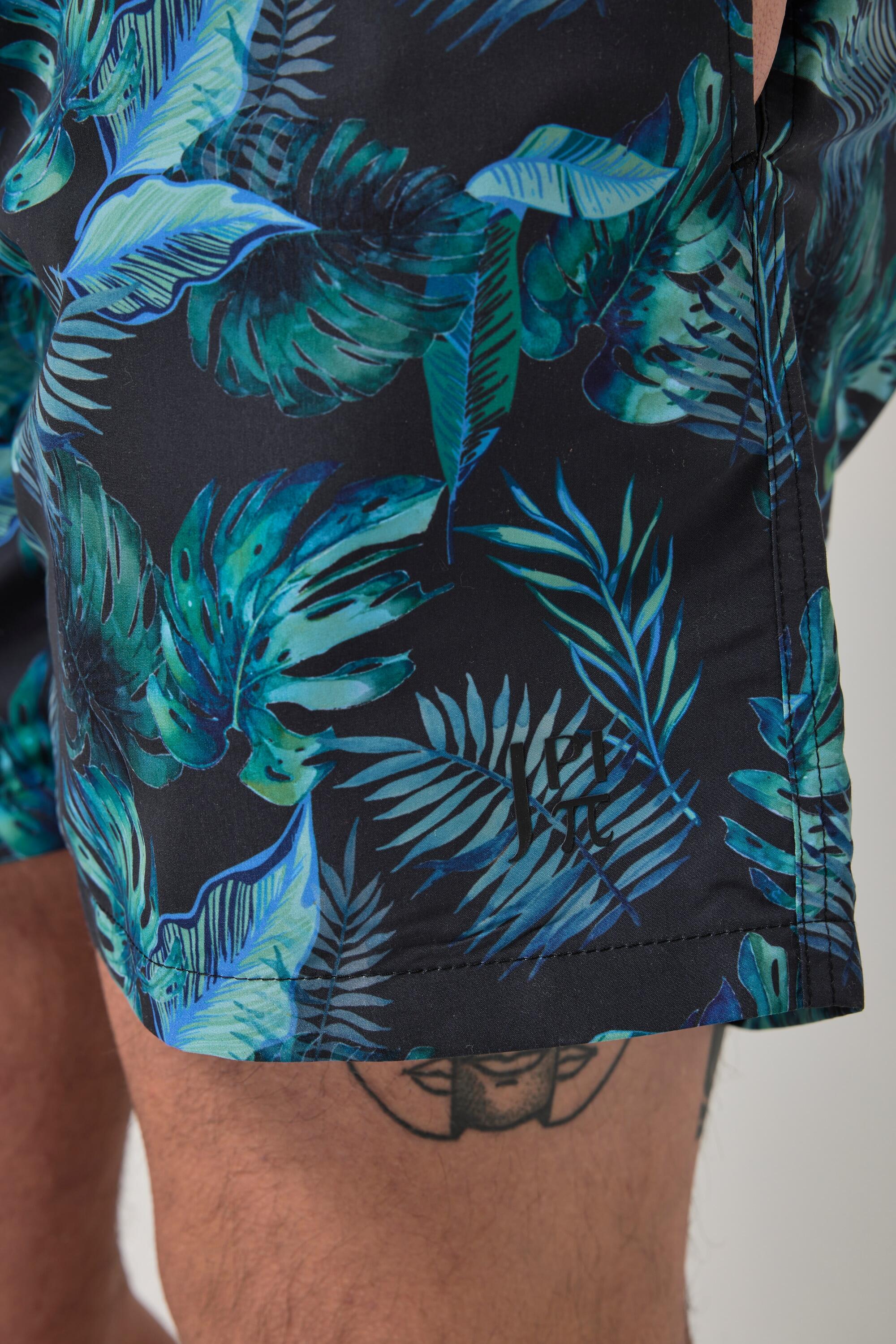 Herren Badeshorts Bauchfit Beachwear Alloverprint bis 8 XL 3/5