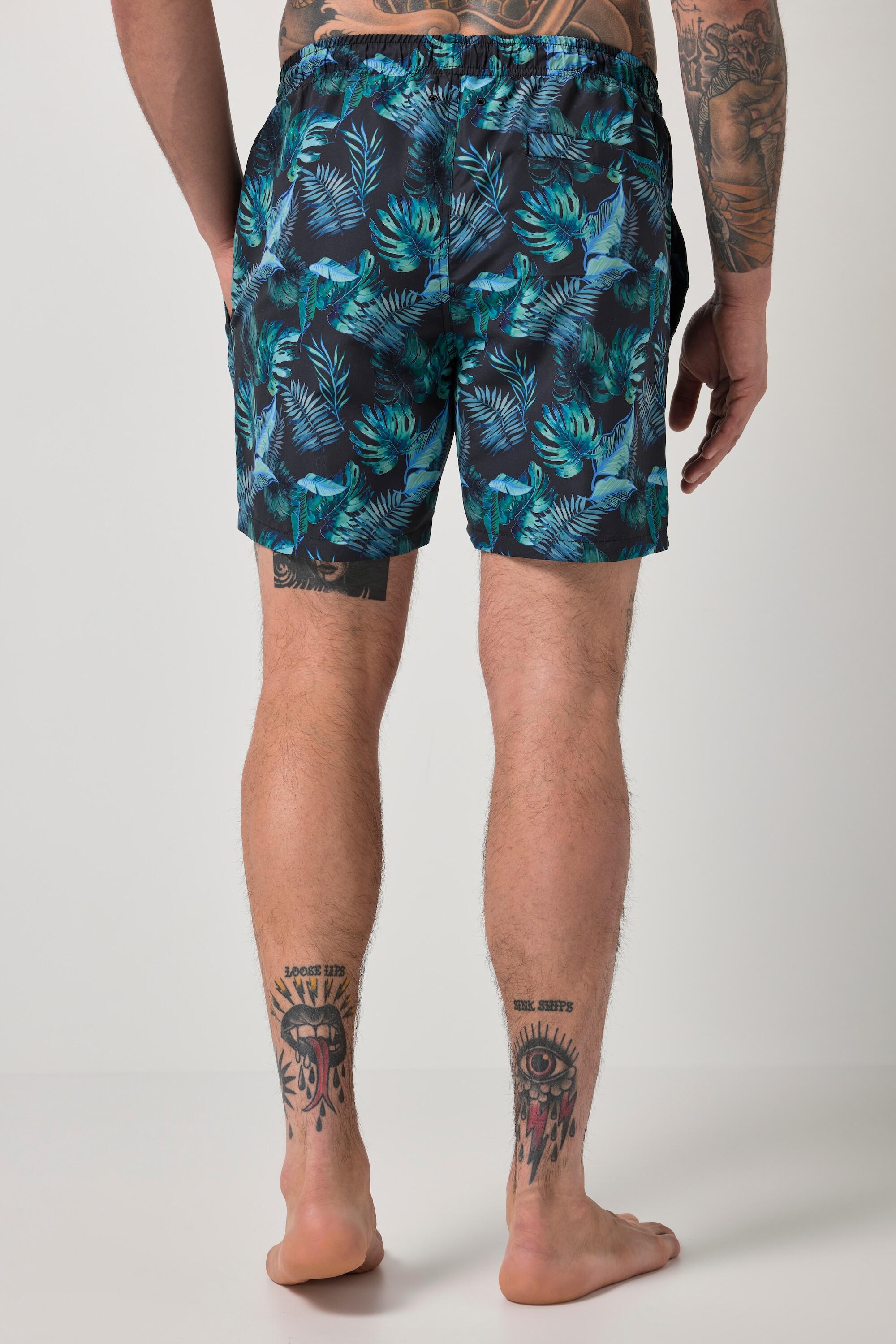 Herren Badeshorts Bauchfit Beachwear Alloverprint bis 8 XL 2/5