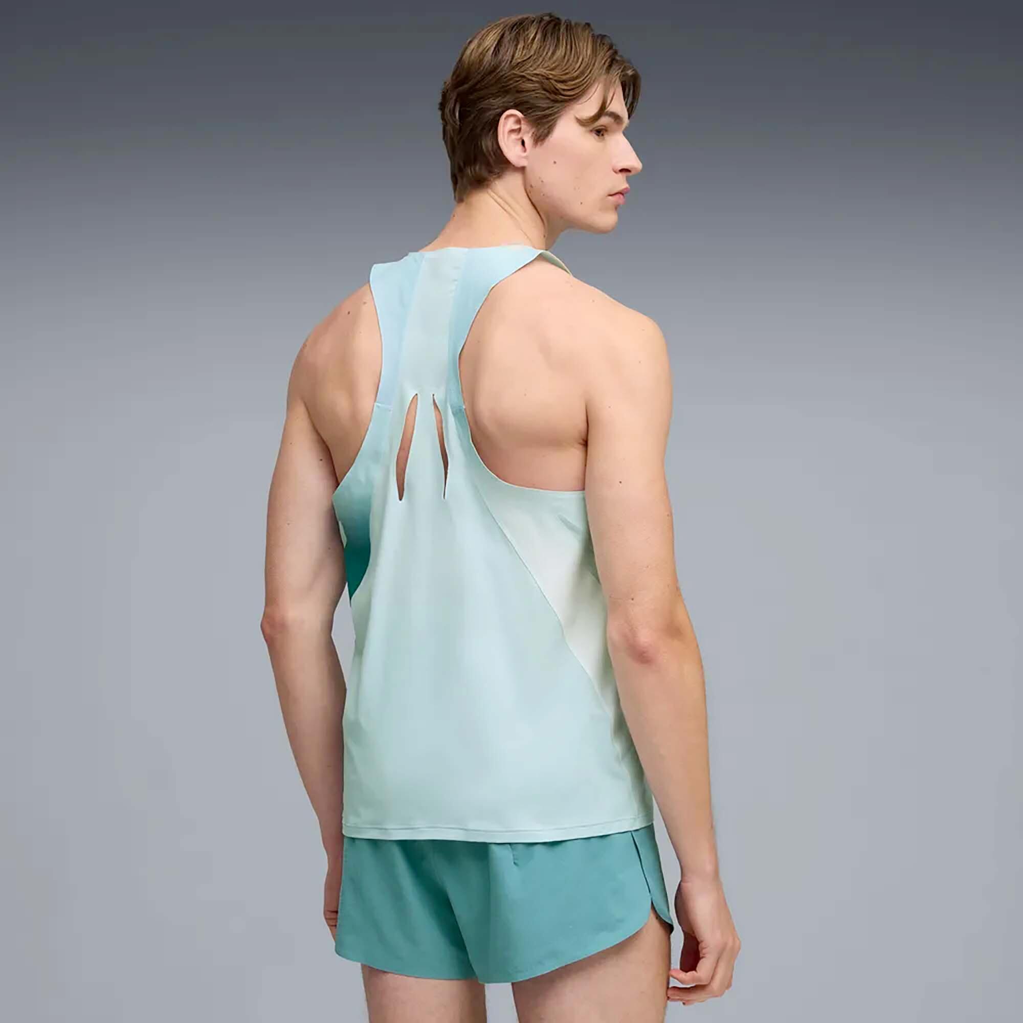 Puma M Lightspeed Ultraweave Graphic Singlet Tanktop Volwassenen 3/5