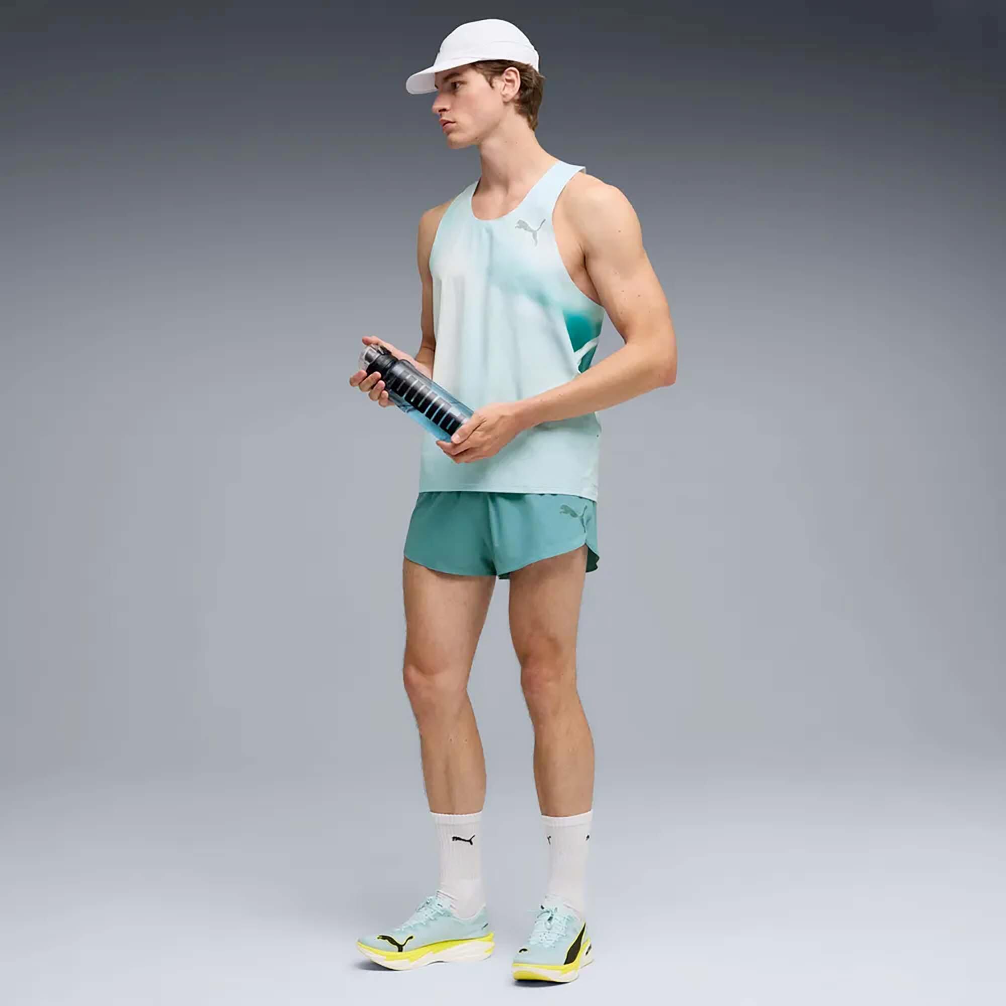 Puma M Lightspeed Ultraweave Graphic Singlet Tanktop Volwassenen 4/5