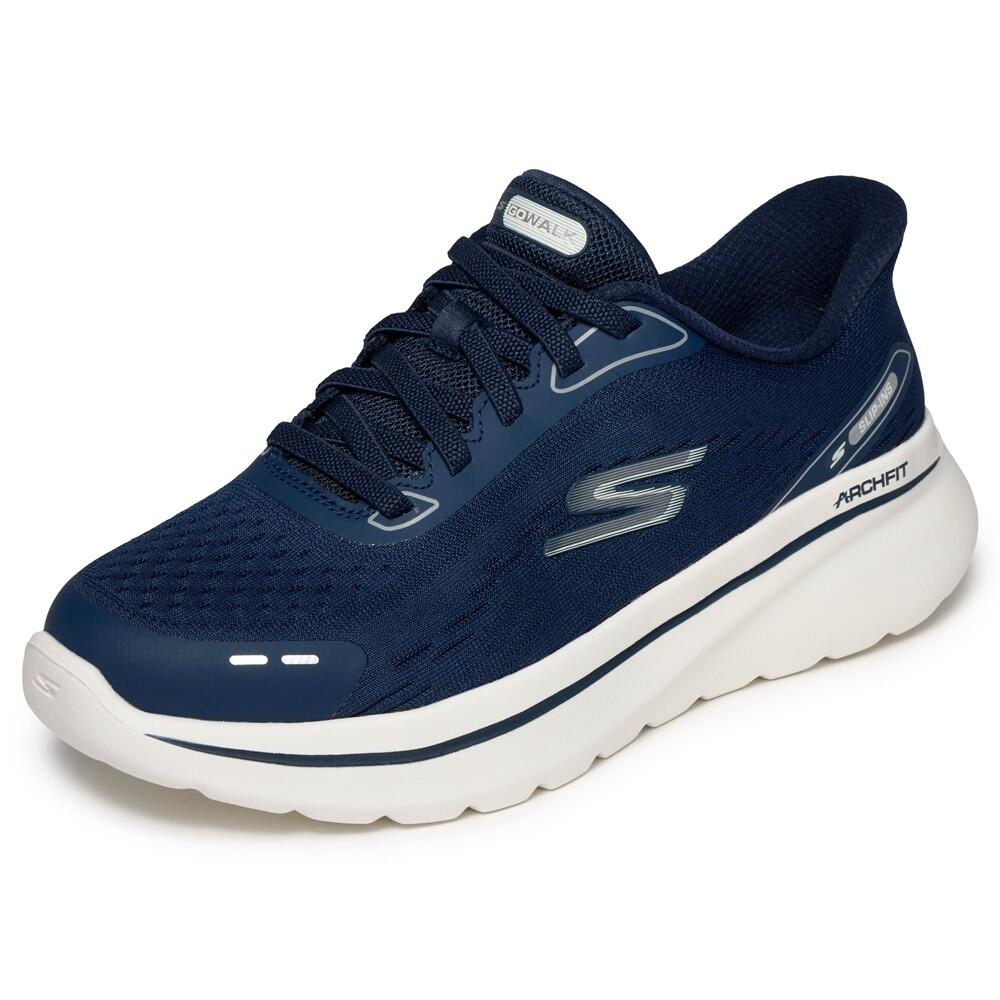 Baskets FEMME Skechers Slip-ins Go Walk Arch Fit Joy BLEU 4/7