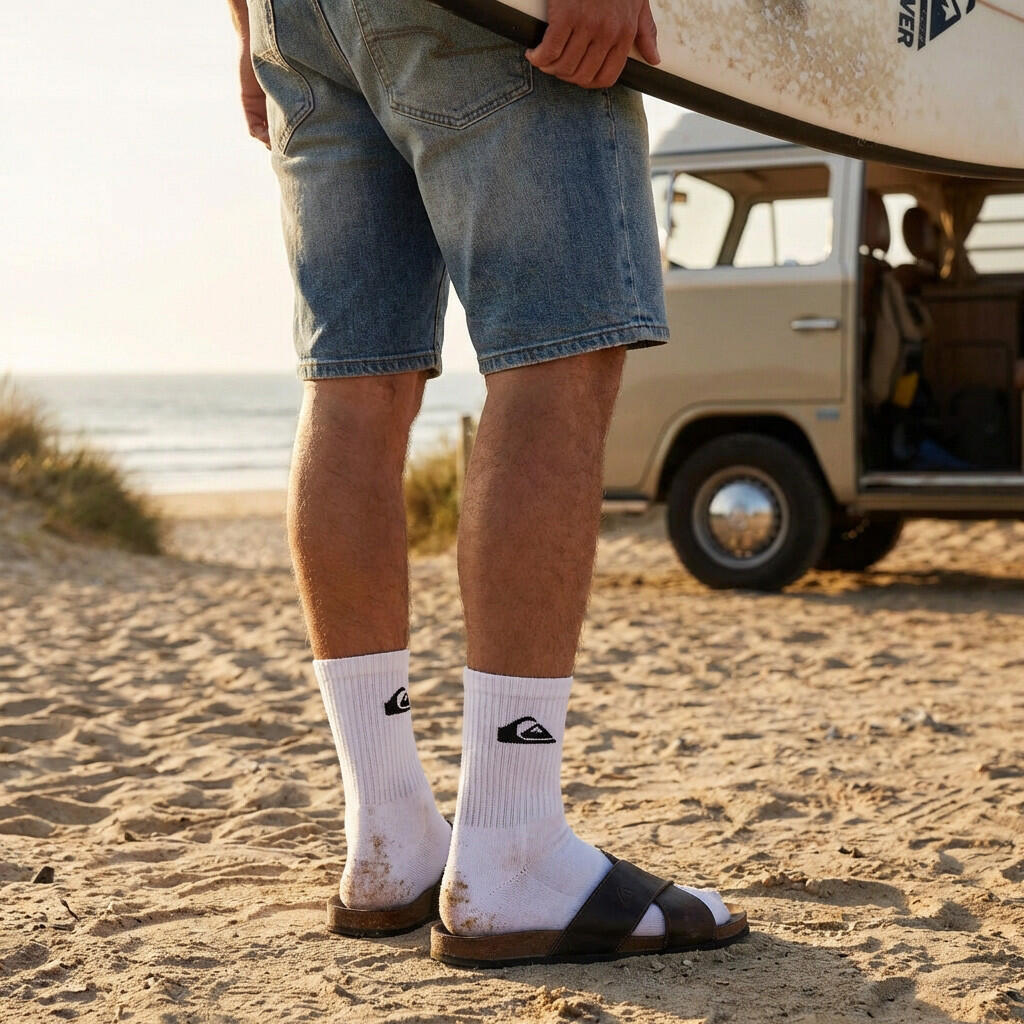 Quiksilver Confezione di calzini da uomo QUARTER Set da 6 paia Sport 2/7