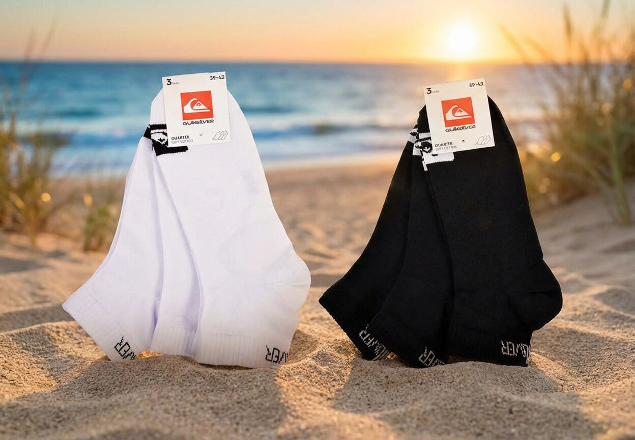 Quiksilver Confezione di calzini da uomo QUARTER Set da 6 paia Sport 5/7