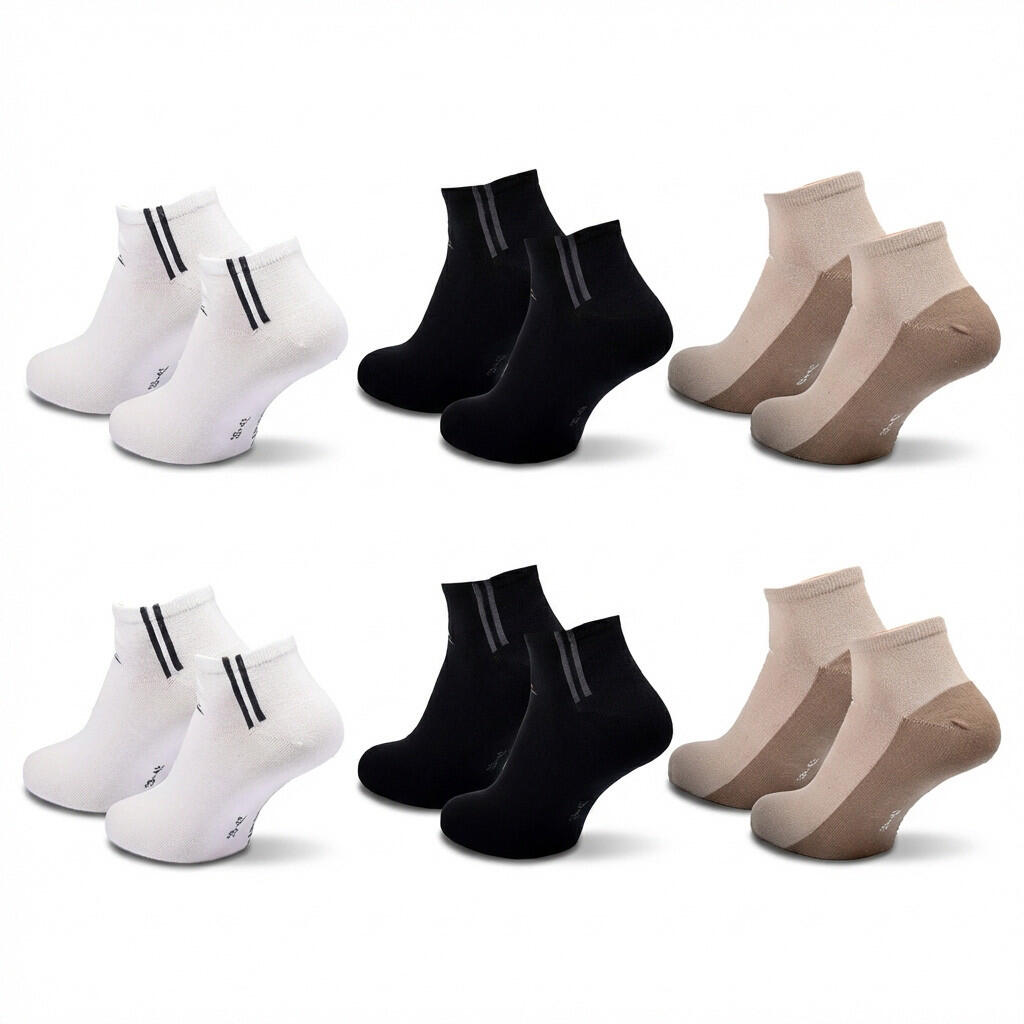 Quiksilver Confezione di calzini da uomo SNEAKER Set da 6 paia Sport 4/7