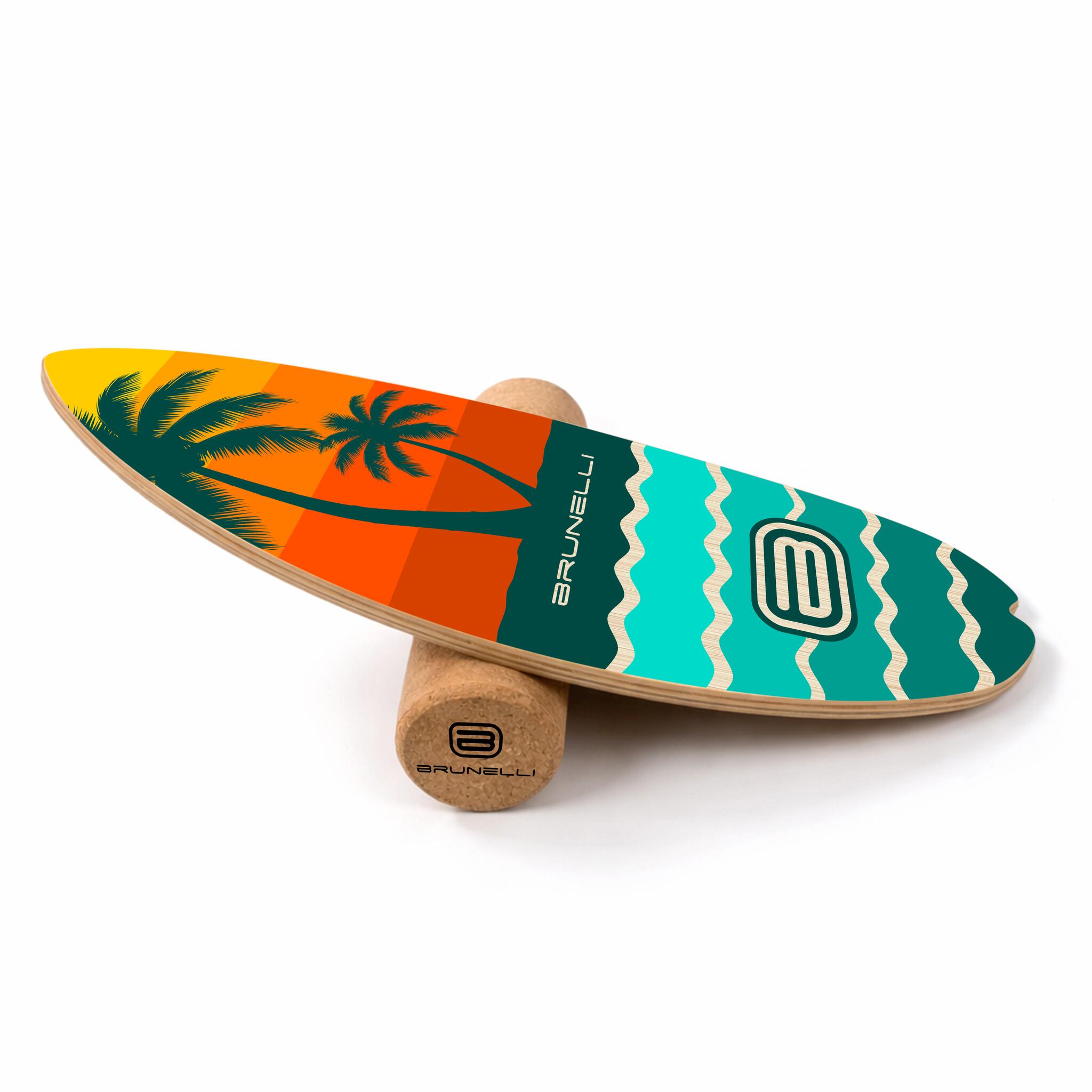 Set Balance Board Halfshell 88 cm avec rouleau liège & demi-sphère 2/6