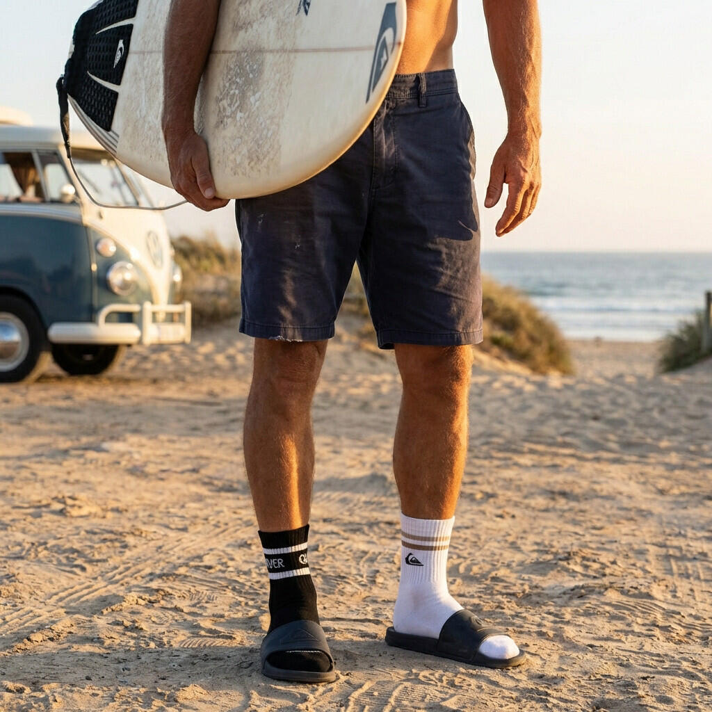Quiksilver Confezione di calzini da uomo QUARTER Set da 6 paia Sport 2/7