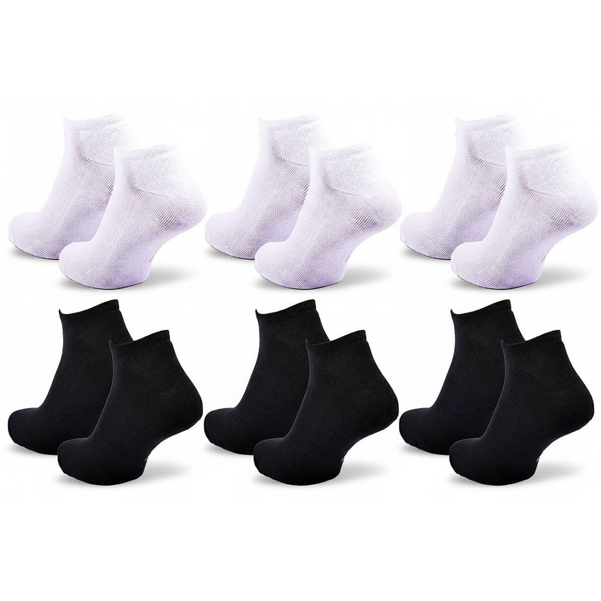 Sergio Tacchini Pack Chaussettes courtes Femme Sneaker  Lot de 6 3/7