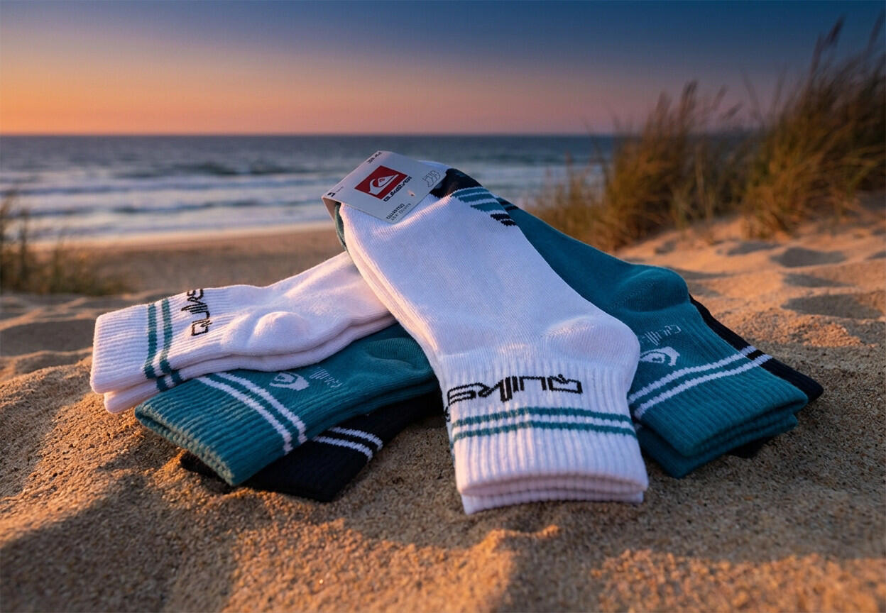 Quiksilver Confezione di calzini da uomo QUARTER Set da 6 paia Sport 5/7