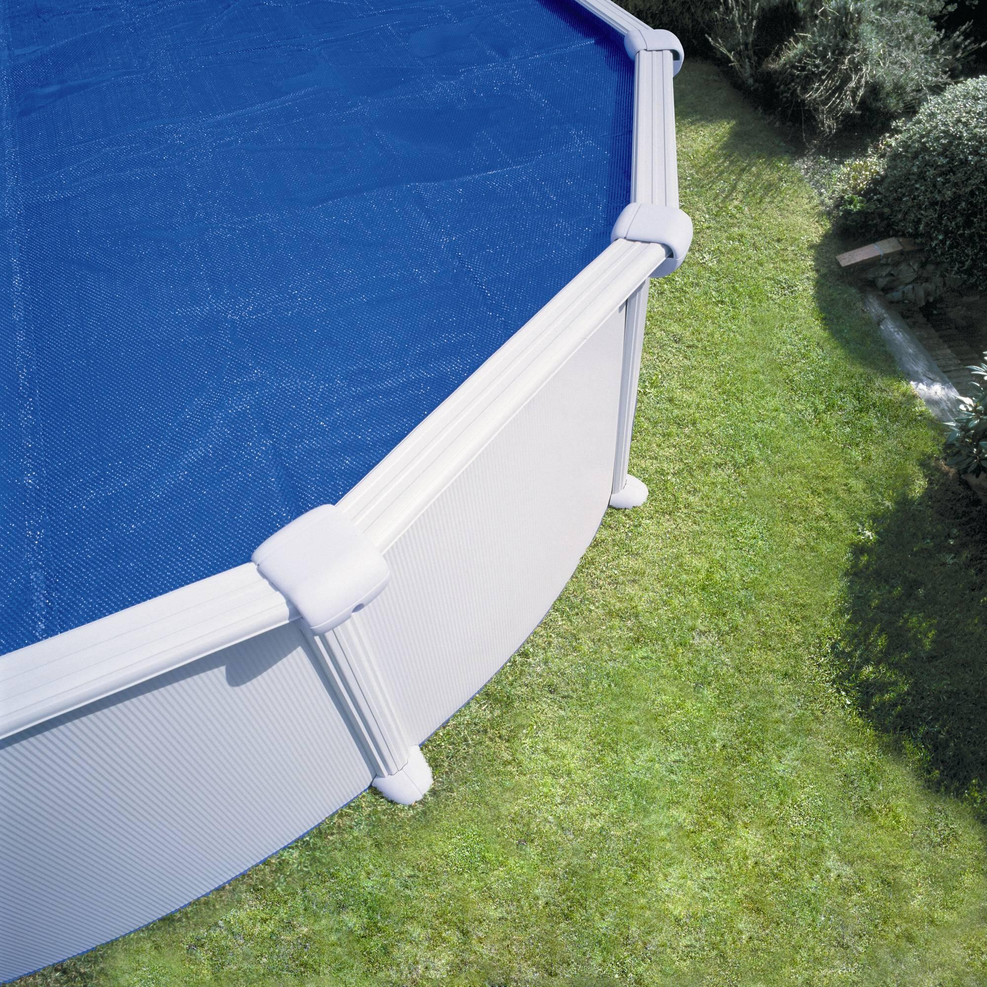 Solarplane, Solarfolie, Luftpolsterabdeckung für Pool rund, 440cm /
450cm, 180 µ 2/4