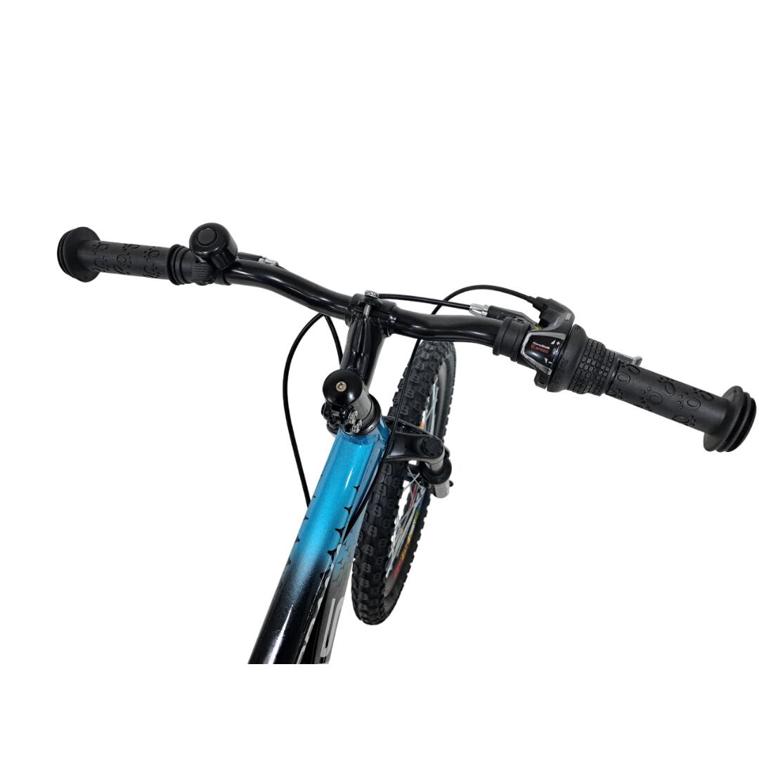 Kinderfahrrad DHS Terrana 2023 – 20 Zoll, Modell 2026, schwarz-blau 5/7