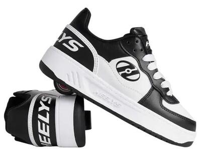 Heelys Rezerve Low Nero/Bianco Scarpe Con Rotelle - Nero - 33