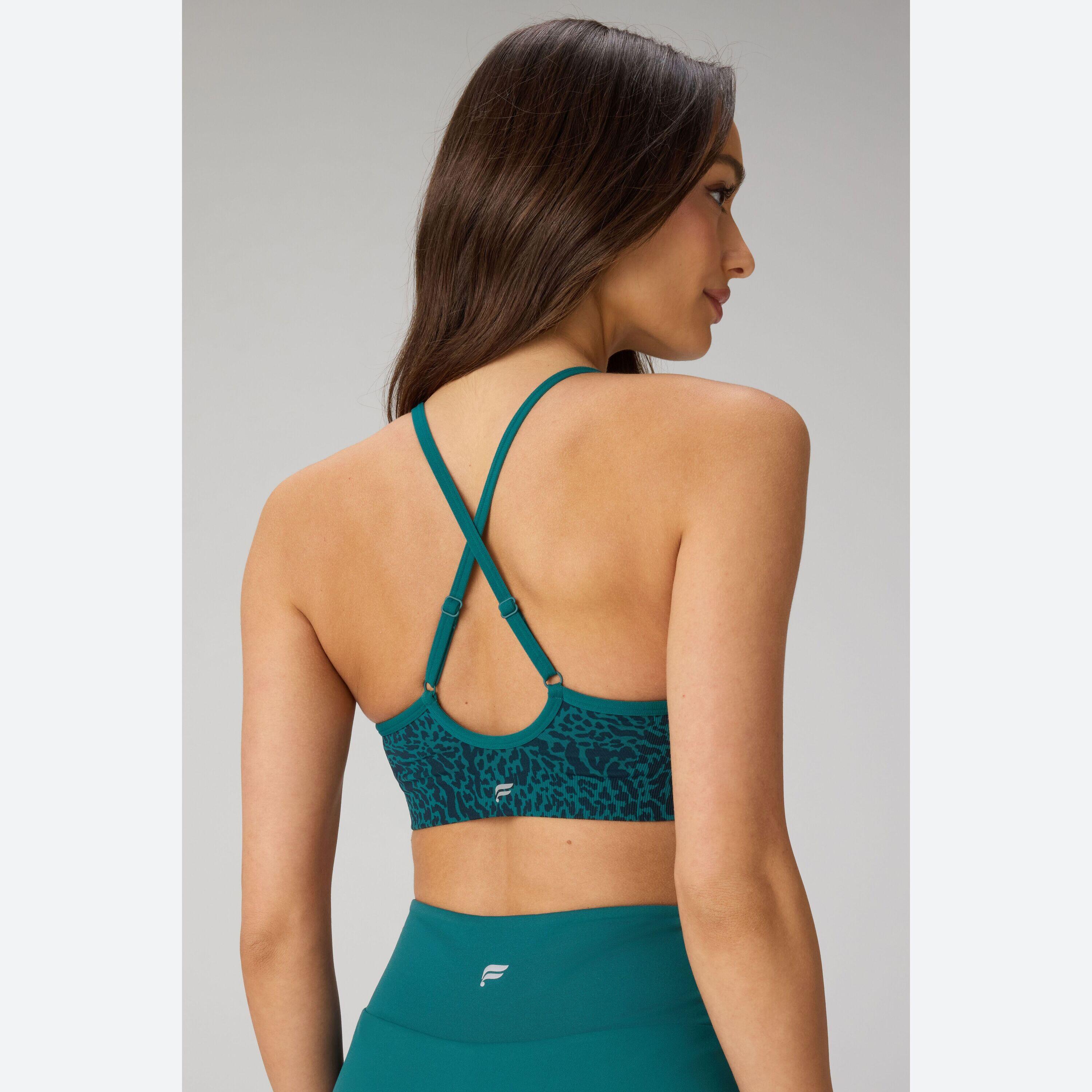 Soutien-Gorge À Bretelles Fines Et Sans Coutures, À Faible Adhérence Et Col En U 3/4
