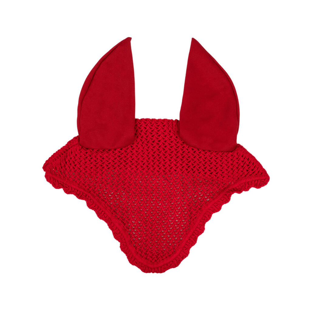 Cotton bonnet with elasticized ears