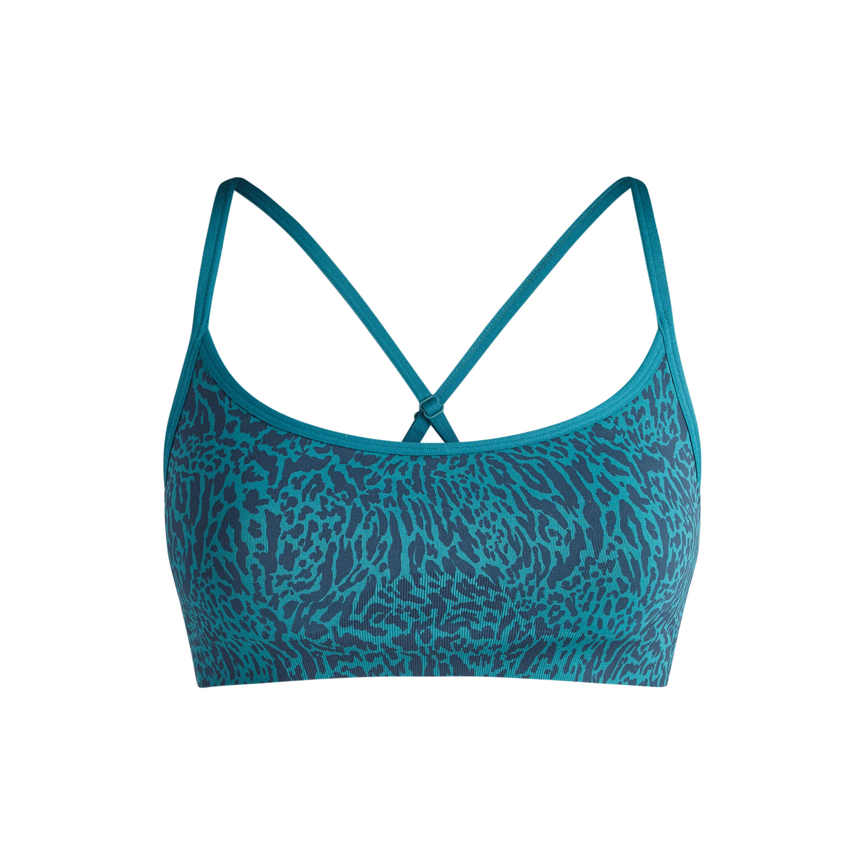 Soutien-Gorge À Bretelles Fines Et Sans Coutures, À Faible Adhérence Et Col En U 2/4