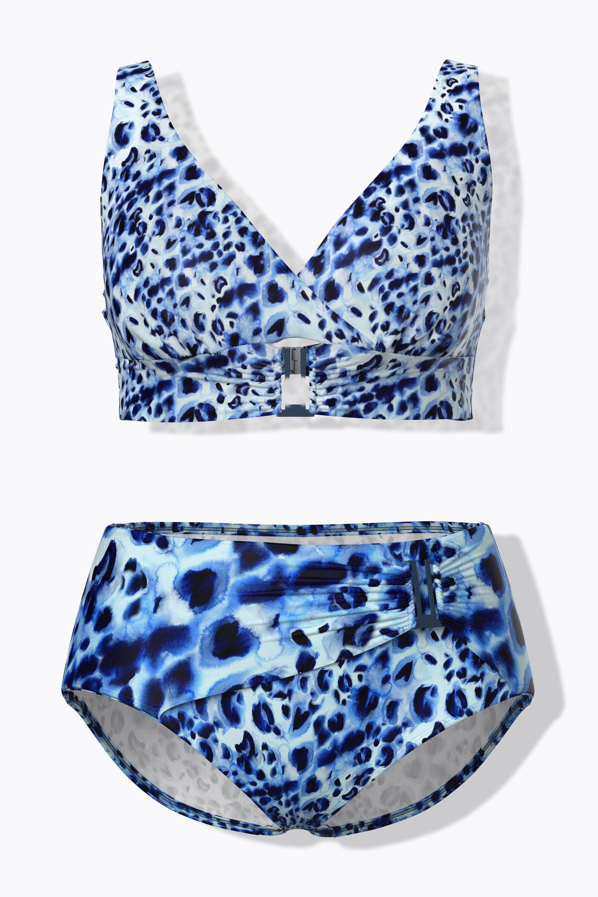 Femme Bikini à bonnets souples motif animal et bretelles ajustables 6/7