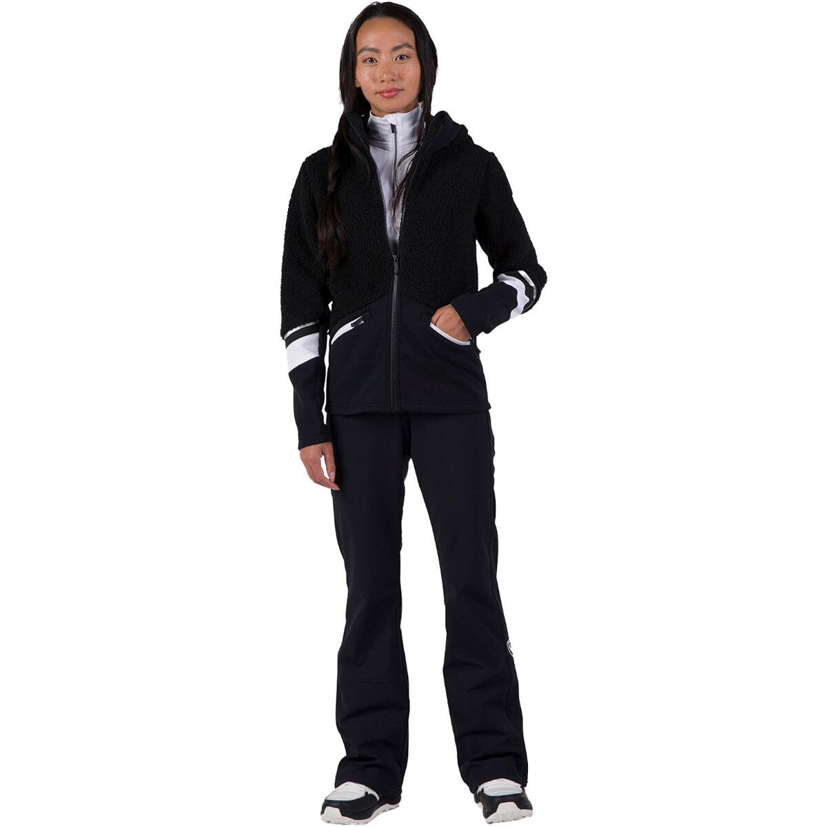 Damen Fleece-Skijacke mit durchgehendem Reißverschluss Rossignol Wispile 7/7