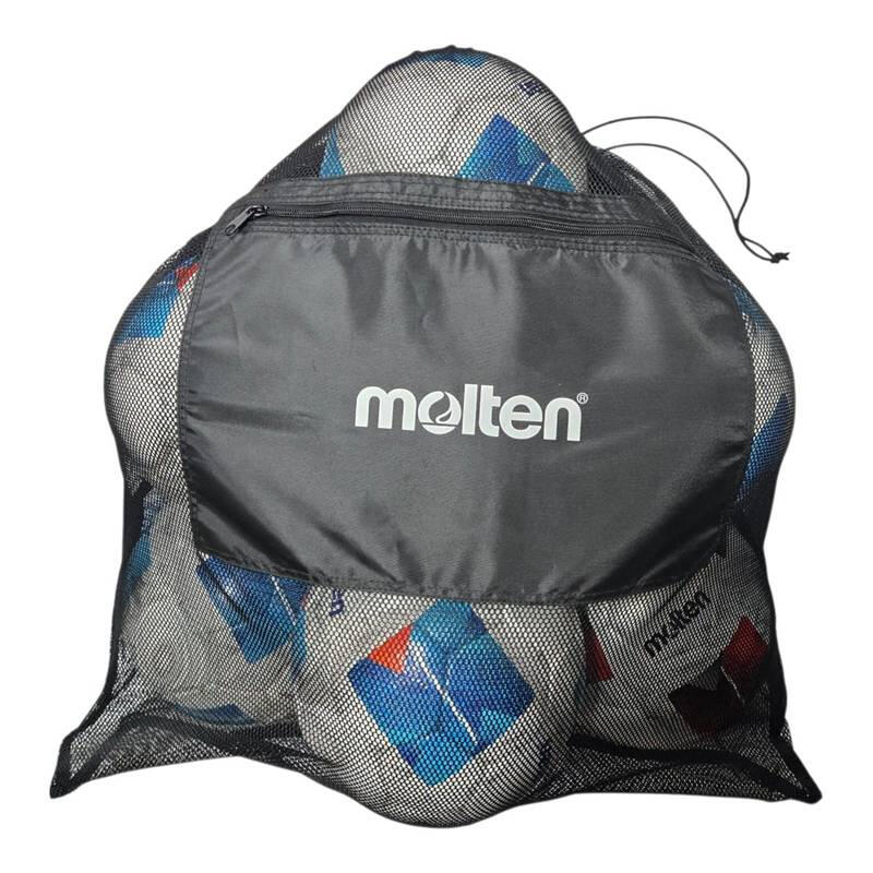 Set 9 mingi fotbal Molten F5N1710 marimea 5, sac transport Molten, pompa Molten