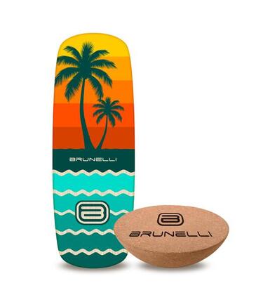 Pill Balance Board Set Holz mit Halbkugel – Gleichgewicht & Koordination