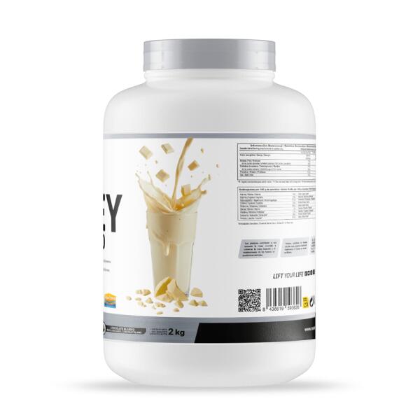Proteine ​​del siero di latte 80 - 2 Kg Cioccolato bianco MASMUSCULO 3/5