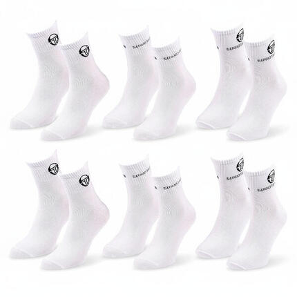 Sergio Tacchini Pack Chaussettes Courte Femme Quarter Lot de 6