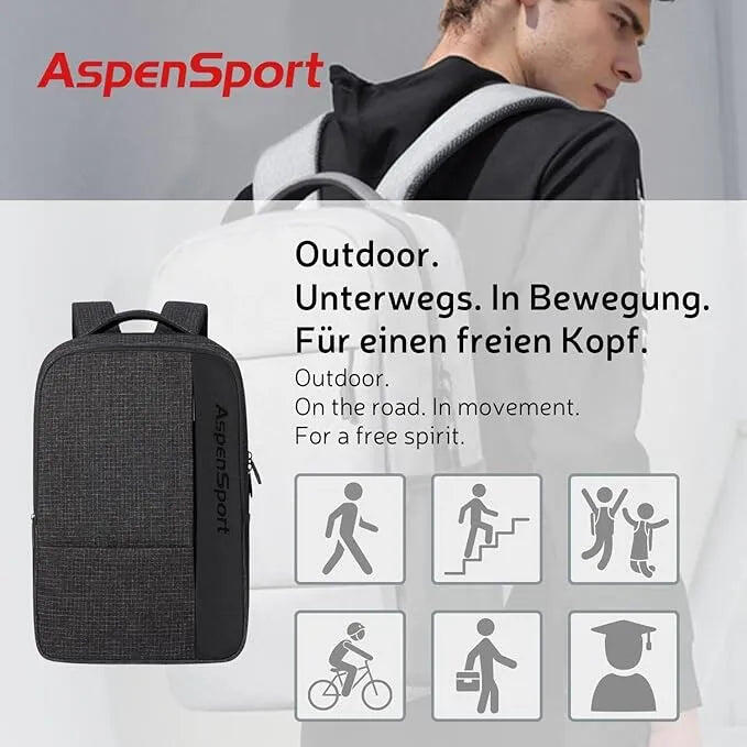 Sac à dos Aspensport 24,5 L - Chequered Black 3/6