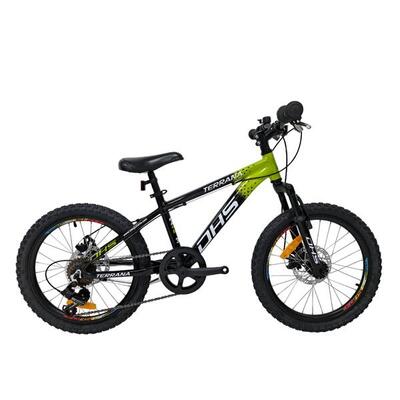Kinderfiets dhs terrana 2023 – 20 inch, model 2026, rood-zwart