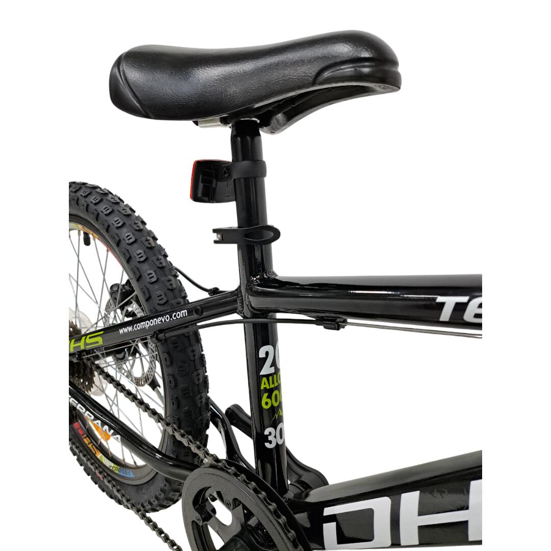 Kinderfahrrad DHS Terrana 2023 – 20 Zoll, Modell 2026, schwarz-grün 6/7